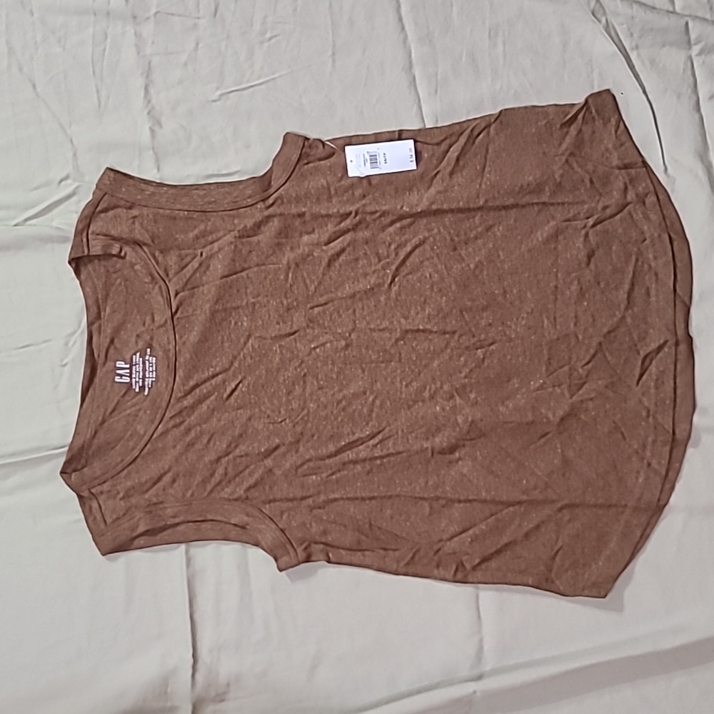 NWT Gap linen blend muscle tank